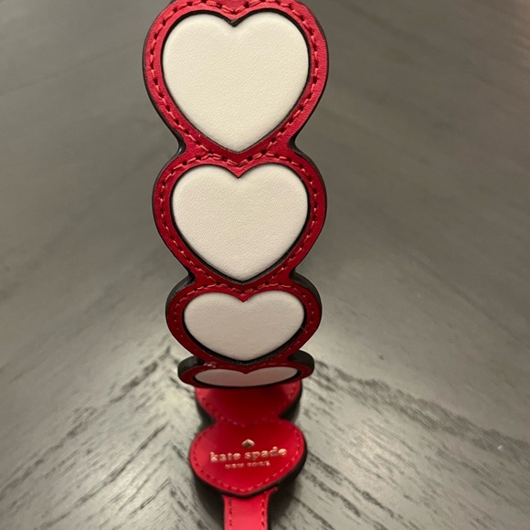 Kate Spade Red Staci Sweet Heart Square Crossbody Bag NWT - Picture 8 of 8